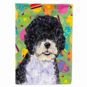 Portuguese Water Dog Easter Eggtravaganza Garden Flag