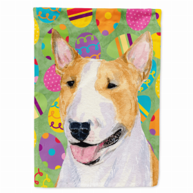 Bull Terrier Easter Eggtravaganza Garden Flag