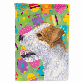 Jack Russell Terrier Easter Eggtravaganza Garden Flag