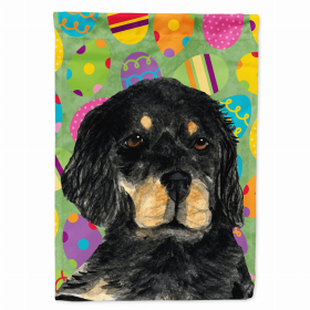 Gordon Setter Easter Eggtravaganza Garden Flag
