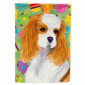 Cavalier King Charles Spaniel #4 Easter Eggtravaganza Garden Flag