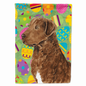 Chesapeake Bay Retriever Easter Eggtravaganza Garden Flag