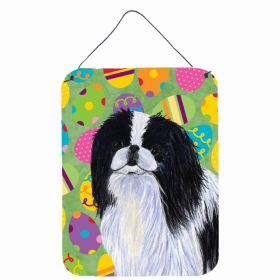 Japanese Chin Easter Eggtravaganza Wall or Door Hanging Prints
