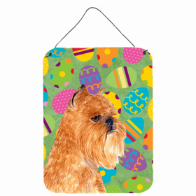 Brussels Griffon #3 Easter Eggtravaganza Wall or Door Hanging Prints
