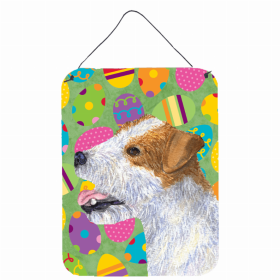 Jack Russell Terrier Easter Eggtravaganza Wall or Door Hanging Prints