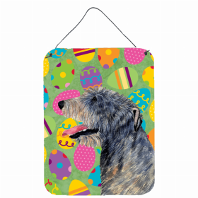 Irish Wolfhound Easter Eggtravaganza Wall or Door Hanging Prints