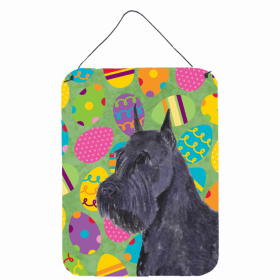 Schnauzer #3 Easter Eggtravaganza Wall or Door Hanging Prints