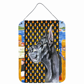 Great Dane #5 Candy Corn Halloween Wall or Door Hanging Prints