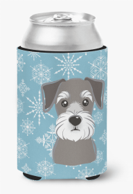 Schnauzer Snowflake Design Can Hugger