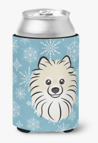 Pomeranian Snowflake Design Can Hugger