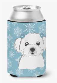 Maltese Snowflake Dog Design Can Hugger