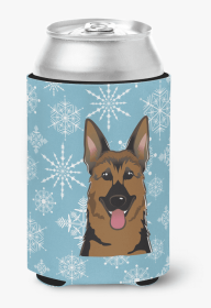 German Shepherd Snowflake Design Can Hugger