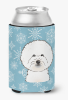 Bichon Frise Snowflake Design Can Hugger