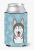 Alaskan Malamute Snowflake Design Can Hugger