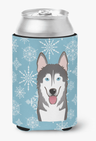 Alaskan Malamute Snowflake Design Can Hugger