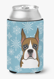 Boxer Snowflake Design Can Hugger