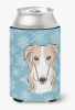 Borzoi Snowflake Design Can Hugger