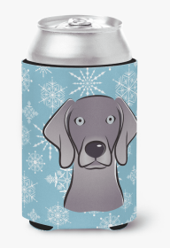 Weimaraner Snowflake Design Can Hugger