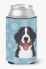 Bernese Mountain Dog Snowflake Design Can Hugger