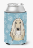 Afghan Hound Snowflake Design Can Hugger