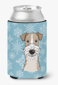 Wire Fox Terrier Snowflake Can Hugger