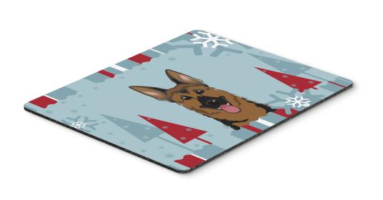 German Shepherd Winter Holiday Hot Pad & Trivet