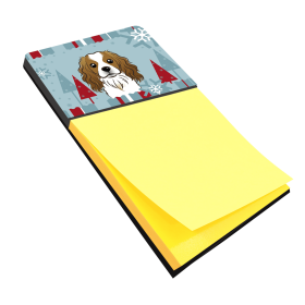 Cavalier King Charles Spaniel 1 Winter Holiday Sticky Note Holder