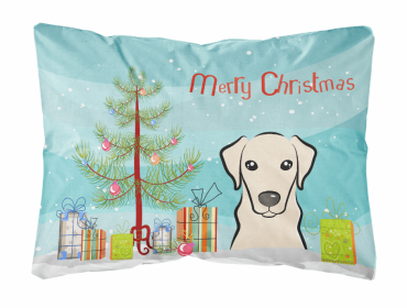 Labrador Retriever - Yellow - Christmas Tree Decorative Pillow