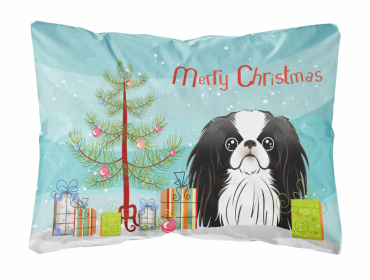 Japanese Chin - Christmas Tree Decorative Pillow