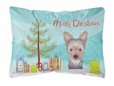 Yorkshire Terrier - Puppy - Christmas Tree Decorative Pillow