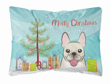 French Bulldog - Fawn - Christmas Tree Decorative Pillow