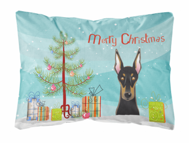 Doberman - Christmas Tree Decorative Pillow