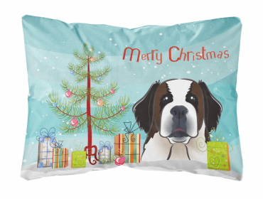 Saint Bernard - Christmas Tree Decorative Pillow