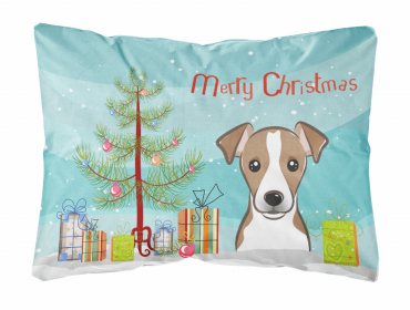 Jack Russell Terrier - Christmas Tree Decorative Pillow