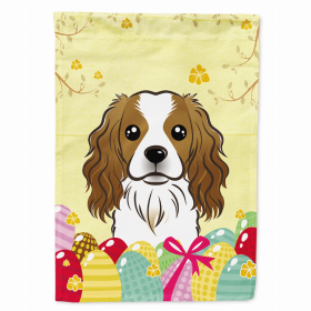 Cavalier King Charles Spaniel Easter Egg Hunt House Flag