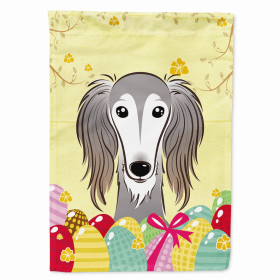 Saluki Easter Egg Hunt House Flag
