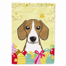 Beagle Easter Egg Hunt House Flag