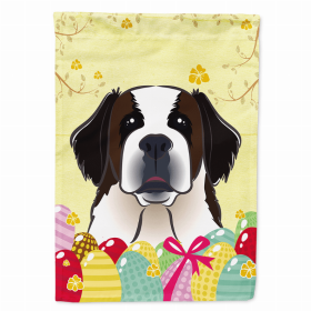 Saint Bernard Easter Egg Hunt House Flag