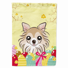Chihuahua 1 Easter Egg Hunt House Flag