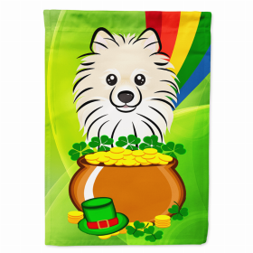 Pomeranian St. Patrick's Day House Flag