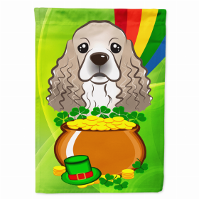 Cocker Spaniel St. Patrick's Day House Flag