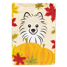 Pomeranian Thanksgiving Day House Flag