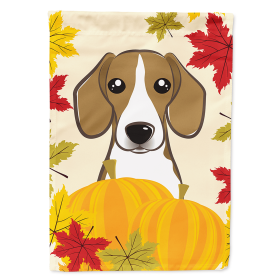 Beagle Thanksgiving Day House Flag