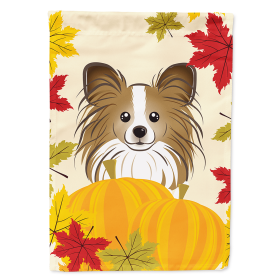 Papillon Thanksgiving Day House Flag