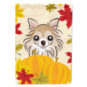 Chihuahua Thanksgiving Day House Flag