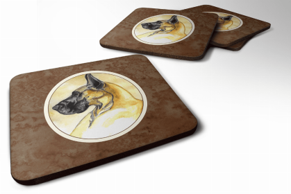 Great Dane - Fawn 1 - Art Foam Coaster