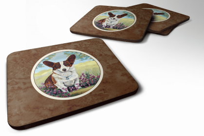 Corgi - Cardigan - Art Foam Coaster