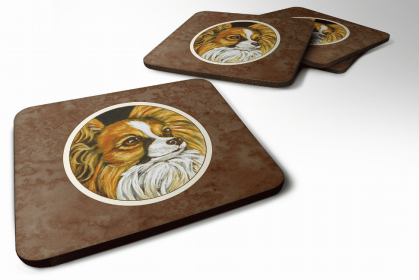 Papillon 7 Art Foam Coaster