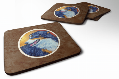 Australian Shepherd Art Form Coaster