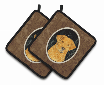 Chesapeake Bay Retriever 4 Starry Night Pair of Potholders